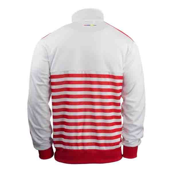 PUMA Men's Arsenal T7 Anthem Jacket White/High Risk Red - Image 2