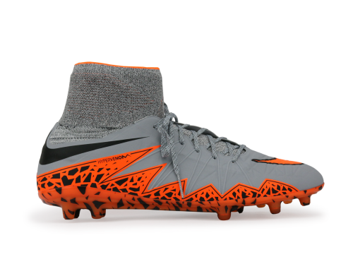 Nike Men's Hypervenom Phantom II FG Wolf Grey/Total Orange/Black