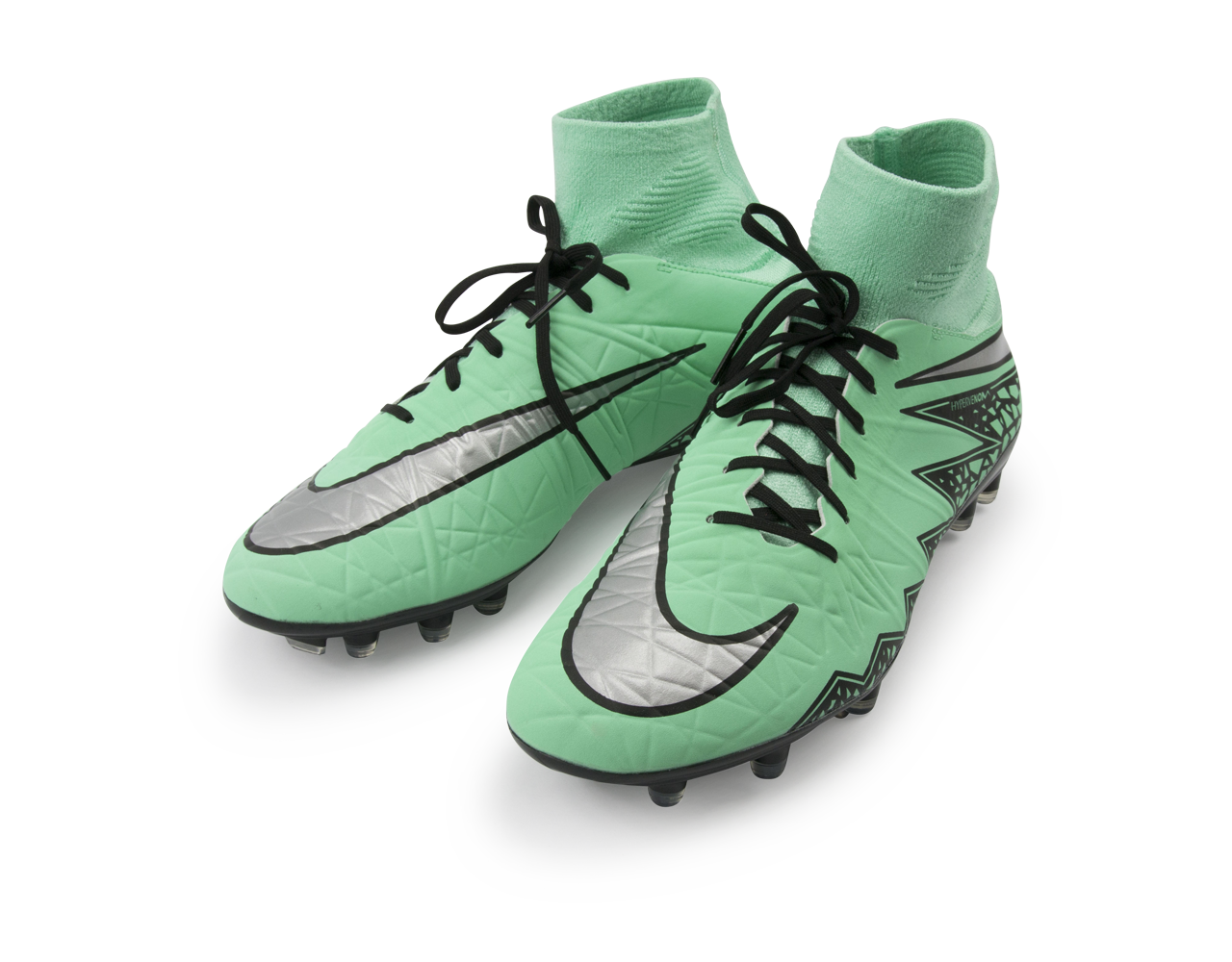 Nike Men's Hypervenom Phatal II DF FG Green Glow/Metallic Silver/Hyper Orange - Image 2