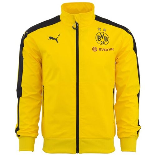 PUMA Men's Borussia Dortmund Stadium Jacket Yellow