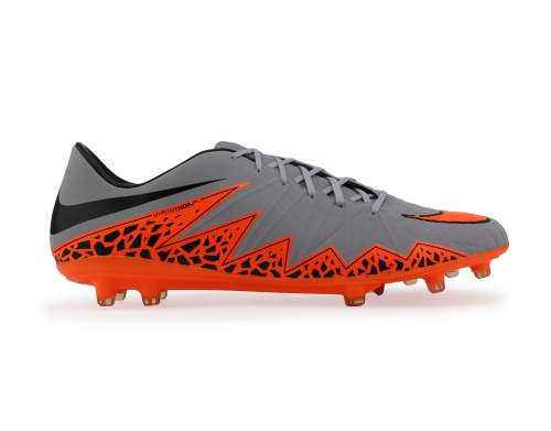 Nike Men's Hypervenom Phatal II FG Wolf Grey/Total Orange/Black