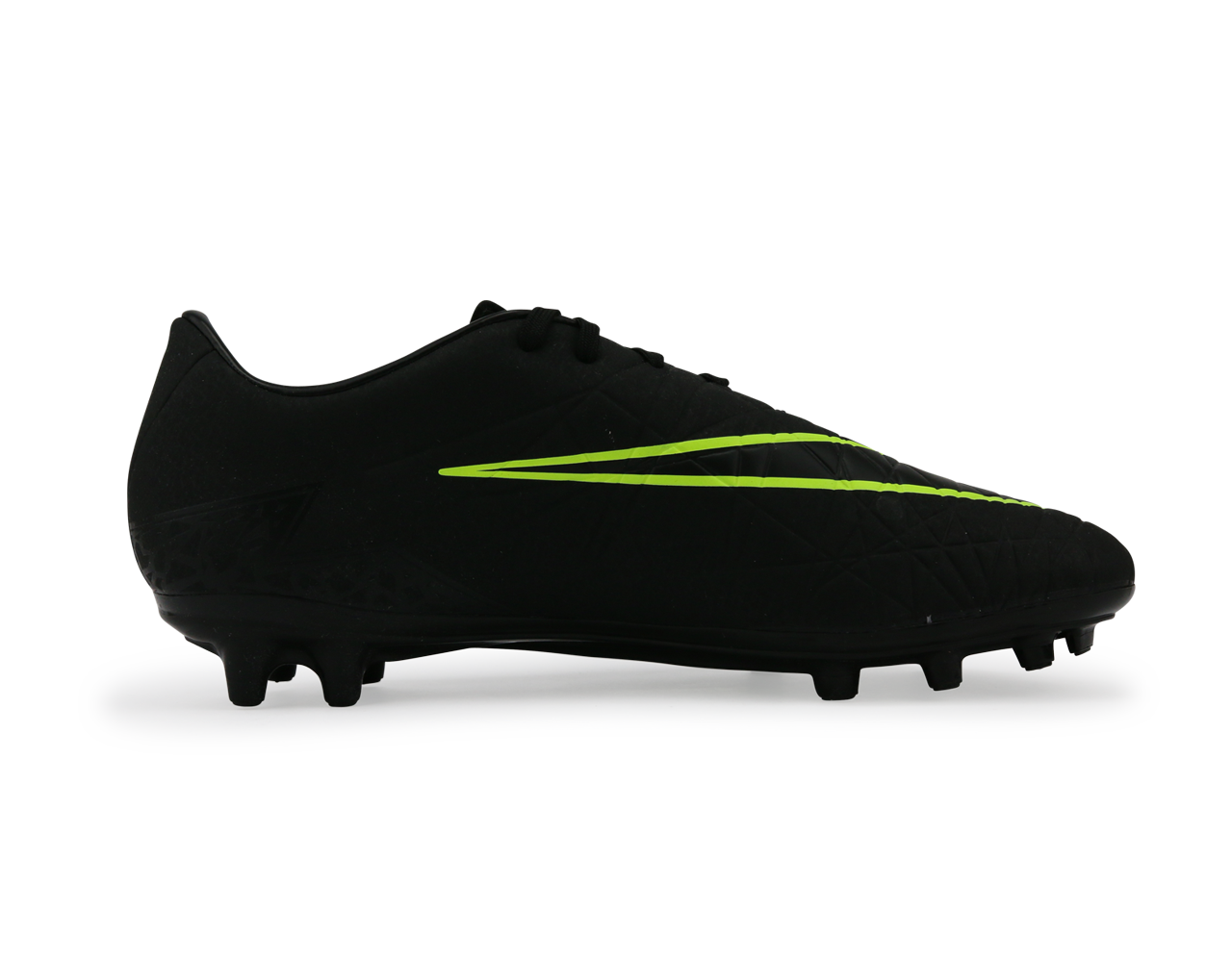 Nike Men's Hypervenom Phelon II FG Black/Black/Volt - Image 5