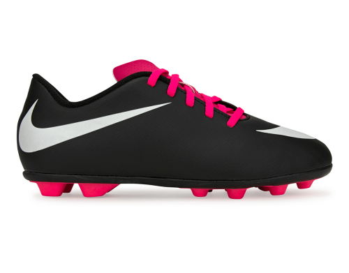 Nike Kids Bravata FG-R Black/White/Pink Flash