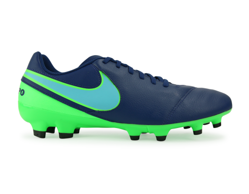 Nike Men's Tiempo Genio II FG Coastal Blue/Polarized Blue/Rage Green