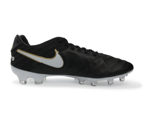 Nike Men's Tiempo Legacy II FG Black/White/Mettallic Gold