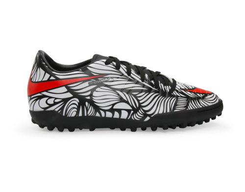 Nike Men's Hypervenom Phelon II NJR Turf Soccer Shoes Black/Bright Crimson/White