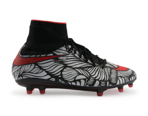 Nike Men's Hypervenom Phantom II NJR FG Black/Bright Crimson/White