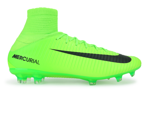 Nike Men's Mercurial Veloce III Dynamic Fit FG Electric Green/Black/Flash Lime