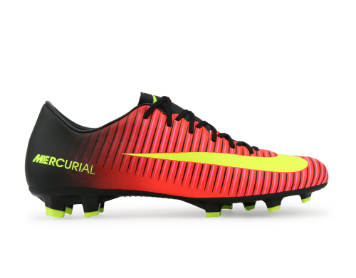 Nike Men's  Mercurial Victory VI FG Total Crimson/Volt Black/Pink Blast