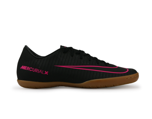 Nike Men's MercurialX Victory VI Indoor Soccer Shoes Black Pink/Blast Gum/Light Brown