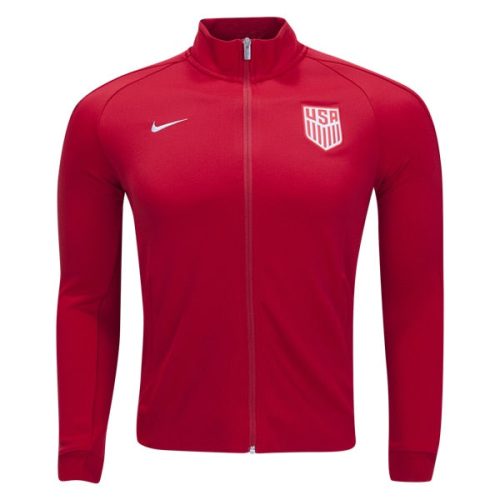 Nike Men's USA N98 Track Jacket Gym Red/Metalic Silver
