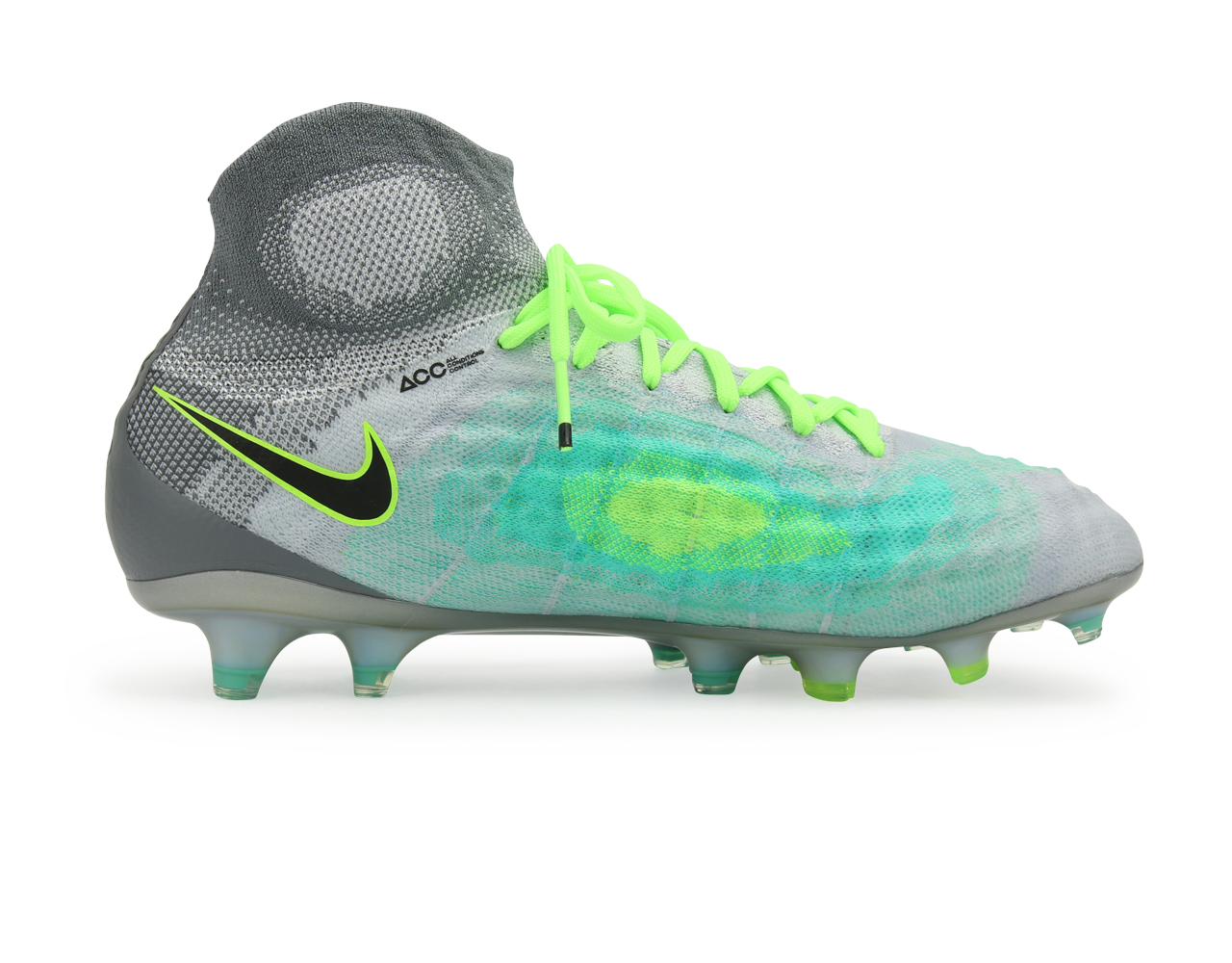 Nike Men's Magista Obra II FG Pure Platinum/Black/Ghost Green - Image 5