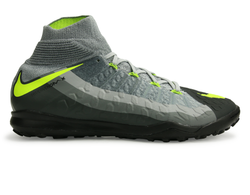 Nike Men's Hypervenom Proximo II Dynamic Fit Turf Soccer Shoes Black/Volt/Dark Grey/Wolf Grey