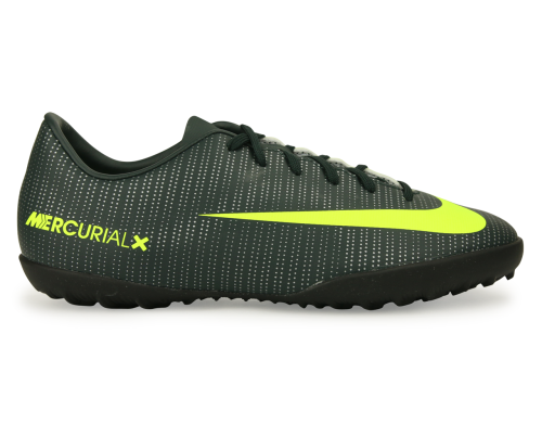 Nike Kids MercurialX Victory VI CR7 Turf Soccer Shoes Seaweed/Volt/Hasta/White