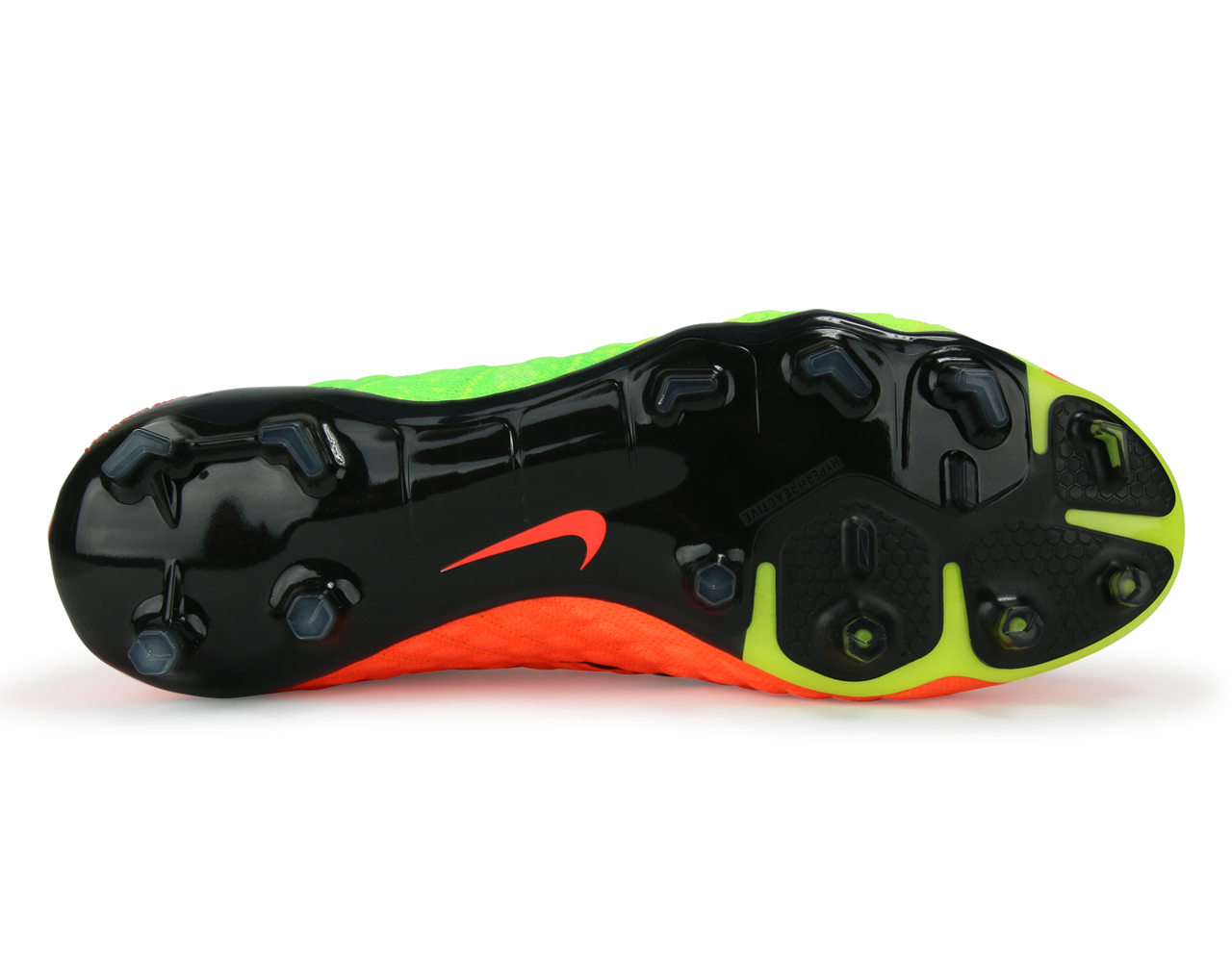 Nike Men's Hypervenom Phantom III Dynamic Fit FG Electric Green/Black/Hyper Orange - Image 2