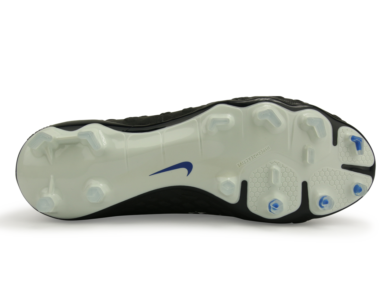 Nike Men's Hypervenom Phantom III Dynamic Fit FG Black/White/Game Royal - Image 2