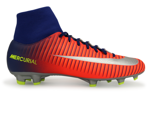 Nike Men's Mercurial Victory VI Dynamic Fit FG Deep Royal Blue/Chrome/Total Crimson
