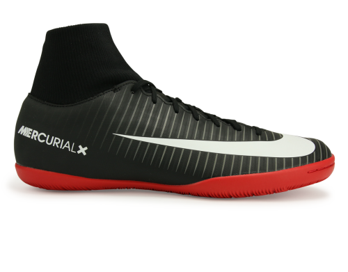 Nike Men's MercurialX Victory VI Dynamic Fit Indoor Soccer Shoes Black/White/Dark Grey