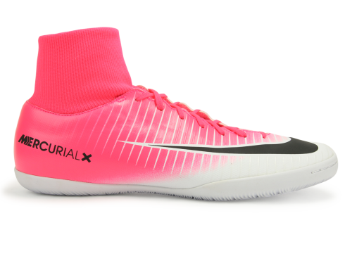 Nike Men's MercurialX Victory VI Dynamic Fit Indoor Soccer Shoes Racer Pink/Black/White