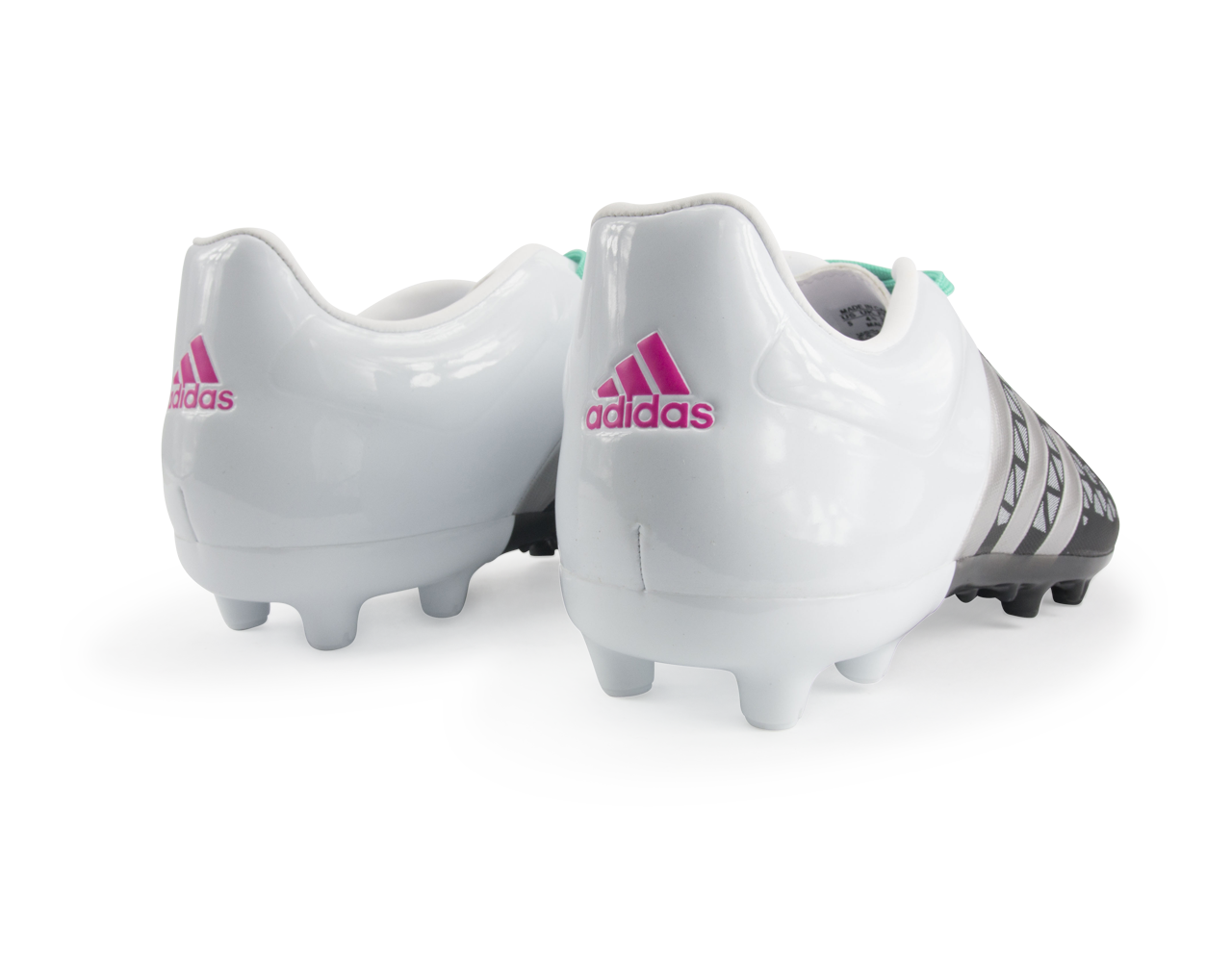 adidas Kids ACE 15.3 FG/AG Black/Metallic Silver/Mint - Image 6