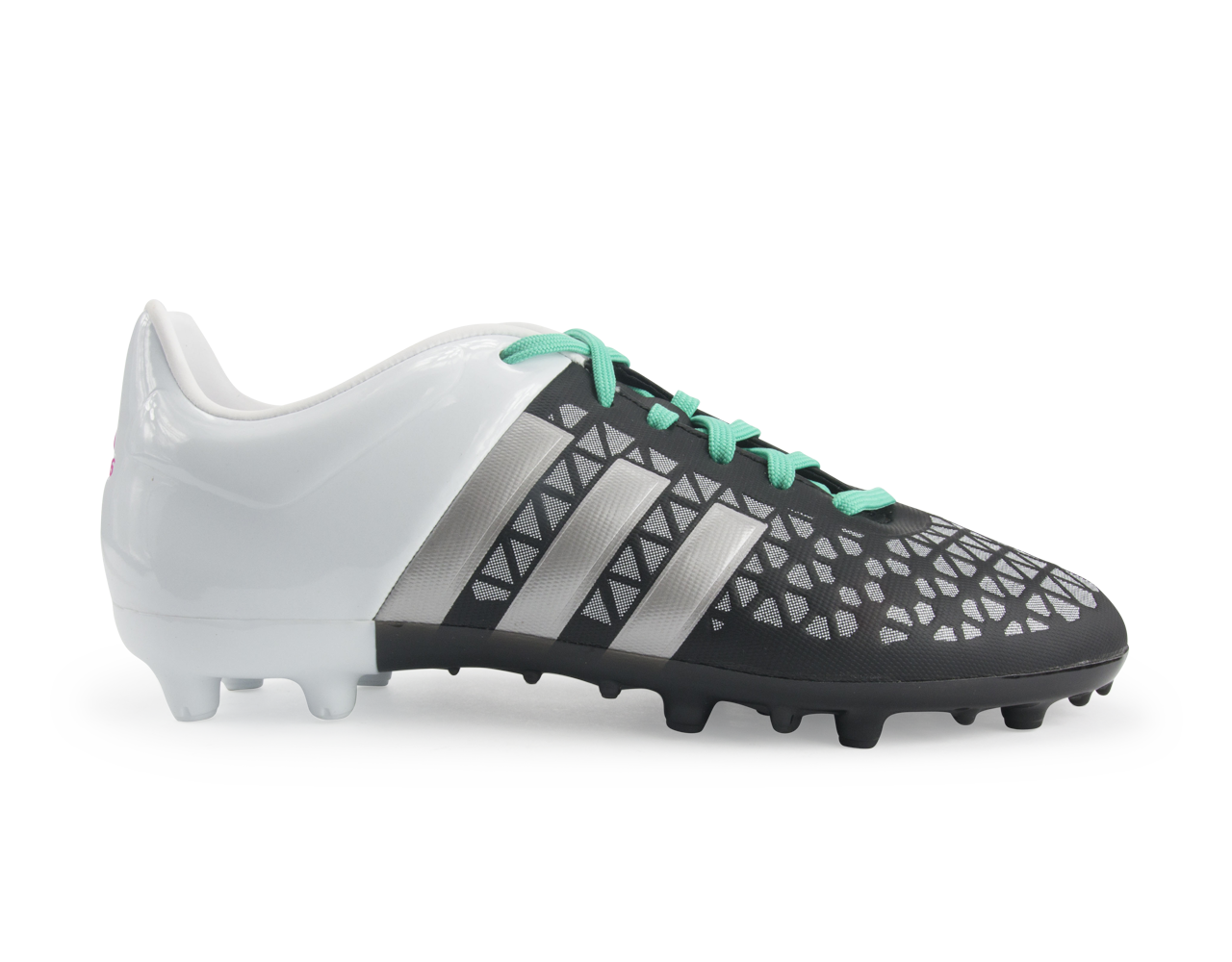adidas Kids ACE 15.3 FG/AG Black/Metallic Silver/Mint