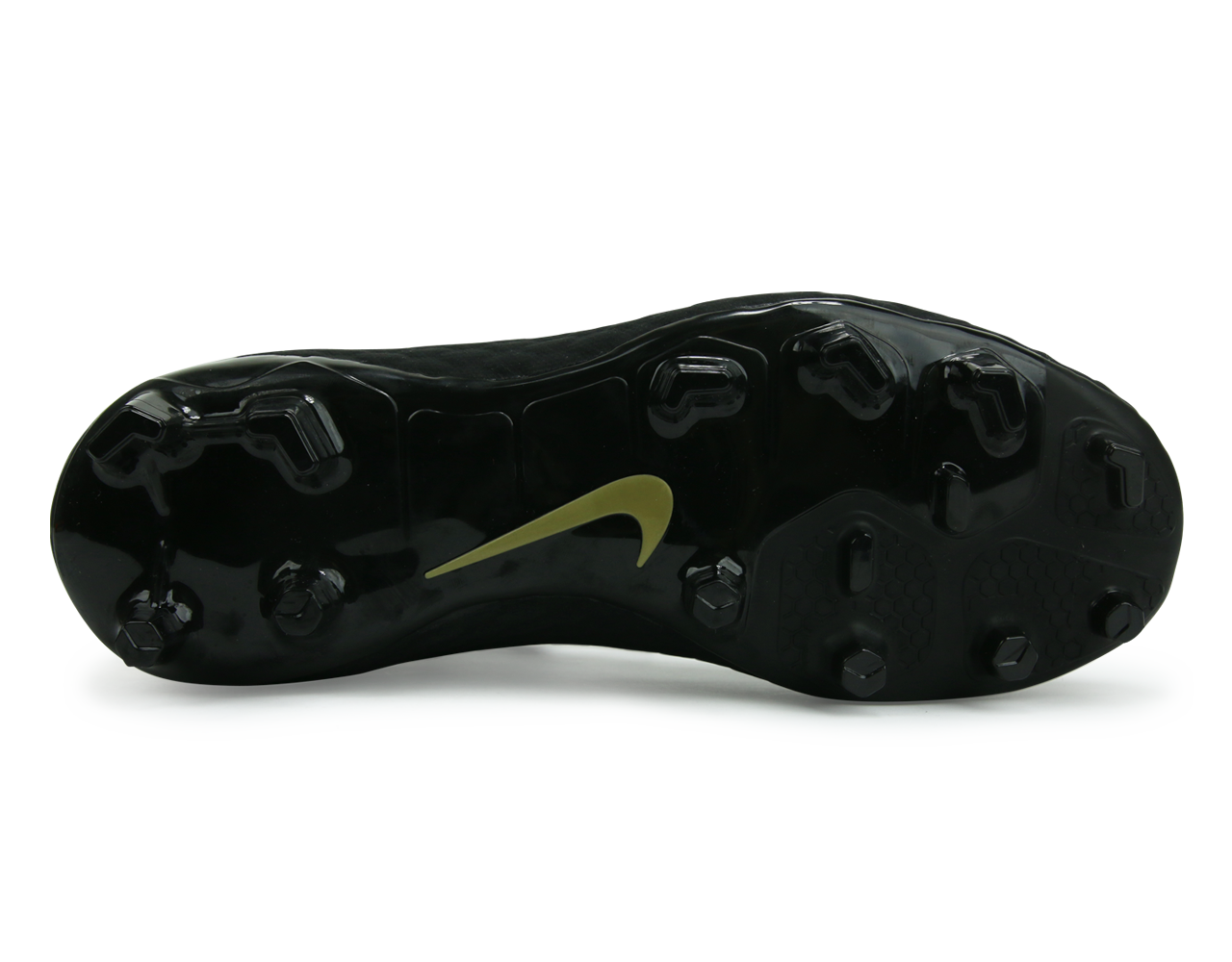 Nike Kids Hypervenom 3 Academy DF FG Black/Metallic Gold - Image 2