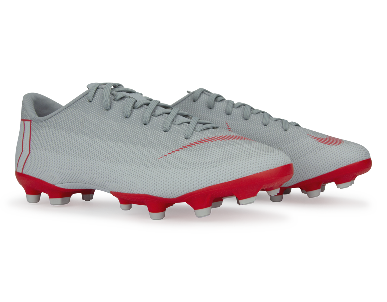 Nike Kids Mercurial Vapor 12 Academy FG/MG Wolf Grey/Light Crimson - Image 3