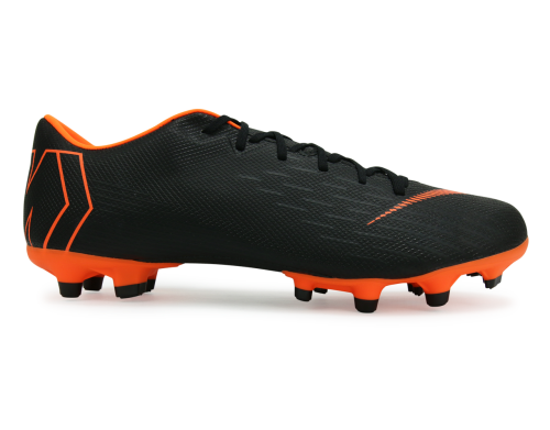 Nike Men's Mercurial Vapor 12 Academy FG/MG Black/Total Orange/White