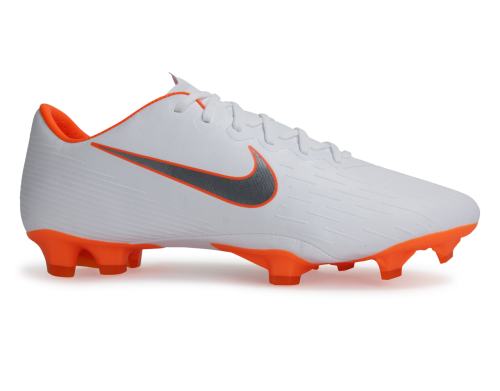 Nike Men's Mercurial Vapor 12 Pro FG White/Metalic Cool Grey/Total Orange
