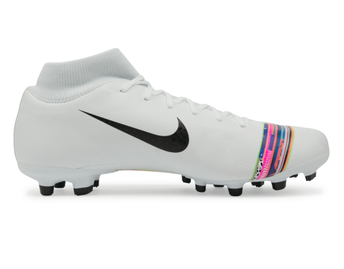 Nike Men's Mercurial Superfly 6 Academy CR7 MG White/Black/Pure Platinum