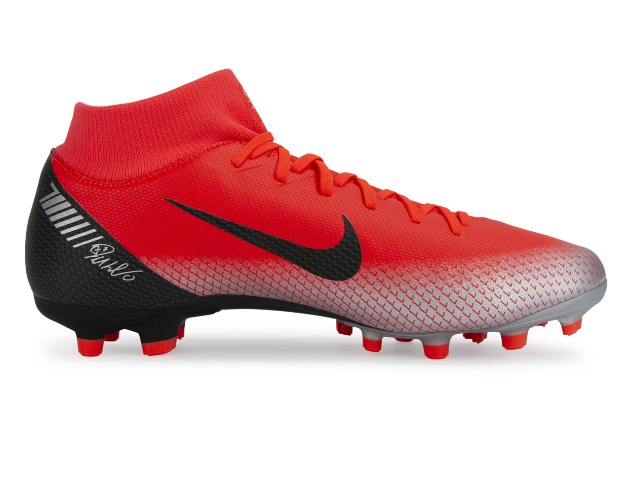 Nike Men's Mercurial CR7 Superfly 6 Academy MG Bright Crimson/Black - Image 3