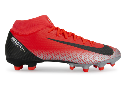Nike Men's Mercurial CR7 Superfly 6 Academy MG Bright Crimson/Black