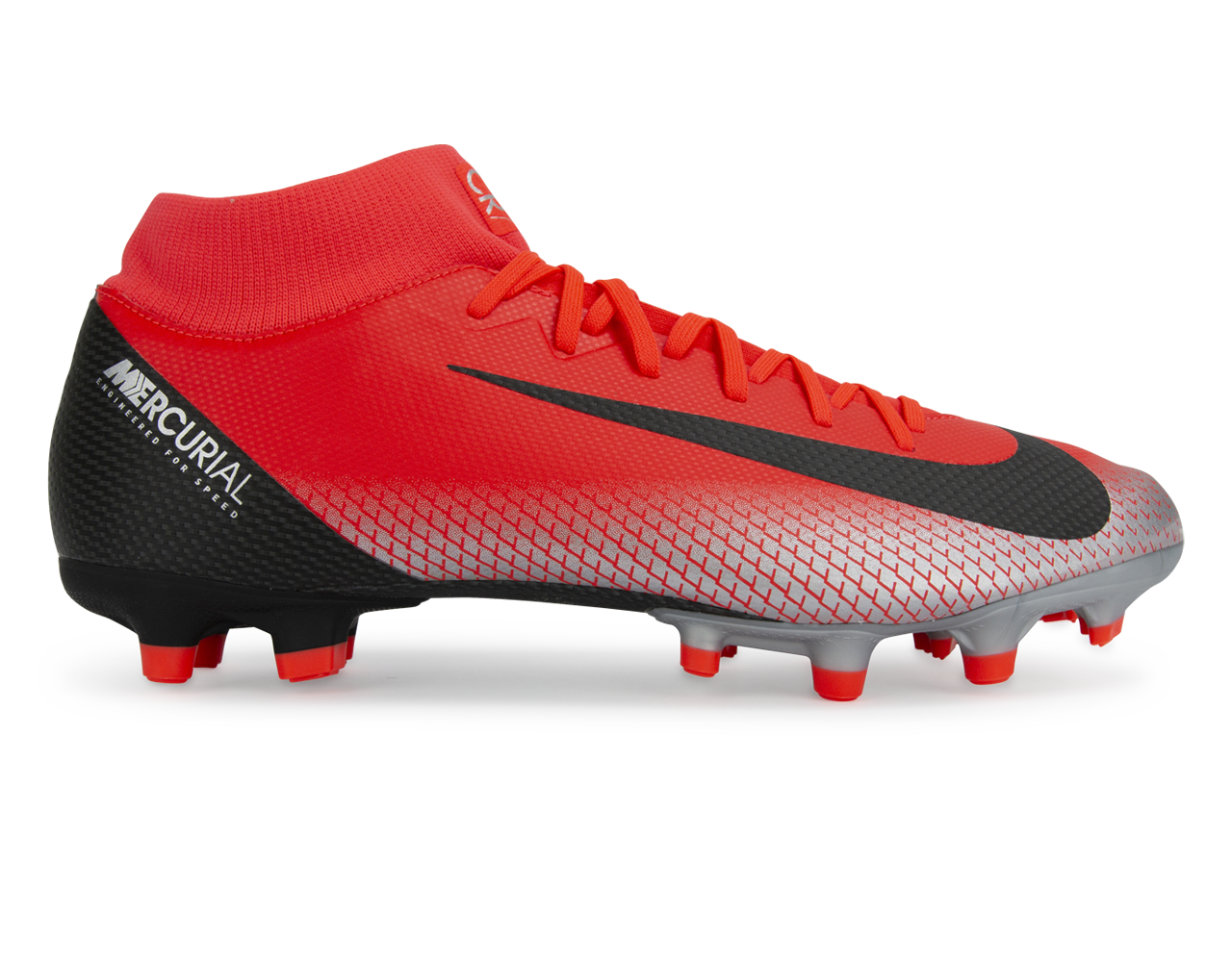 Nike Men's Mercurial CR7 Superfly 6 Academy MG Bright Crimson/Black