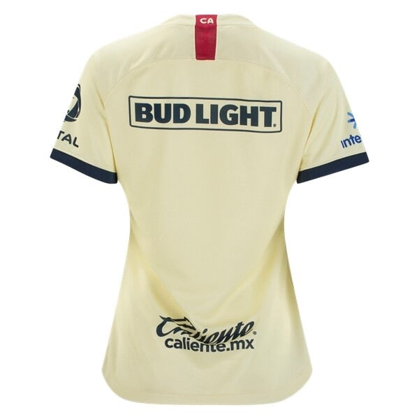 Nike Women's Club America 19/20 Home Jersey Lemon Chiffon/Armory Navy/Gym Red - Image 2