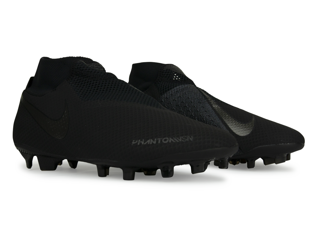 Nike Men's PhantomVSN Pro DF FG Black/Black - Image 4