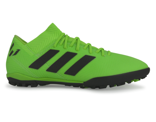 adidas Men's Nemeziz Messi Tango 18.3 Turf Soccer Shoes Solar Green/Core Black