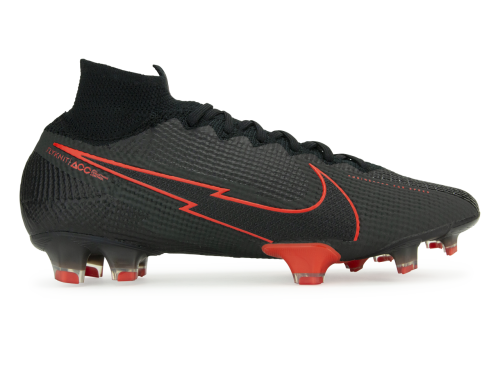 Nike Men's Mercurial Superfly 7 Elite FG Black/Dark Smoke Grey/Black