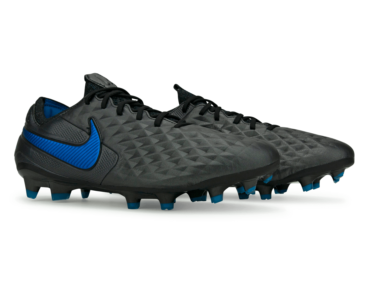 Nike Men's Tiempo Legend 8 Elite FG Black/Blue/Hero - Image 3