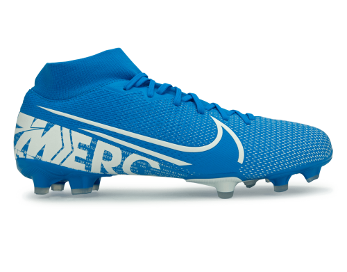 Nike Men's Mercurial Superfly 7 Academy FG/MG Blue Hero/White