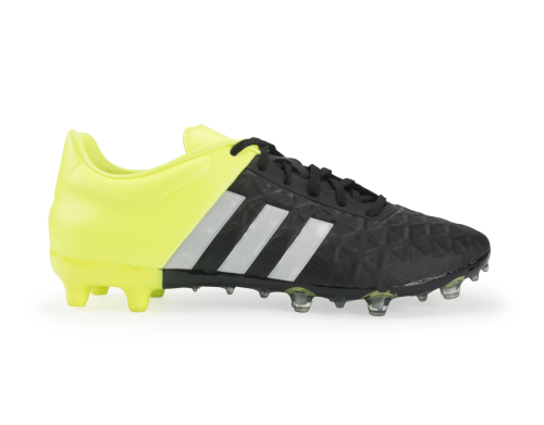 adidas Men's ACE 15.2 FG/AG Black/Night Metallic/Solar Yellow