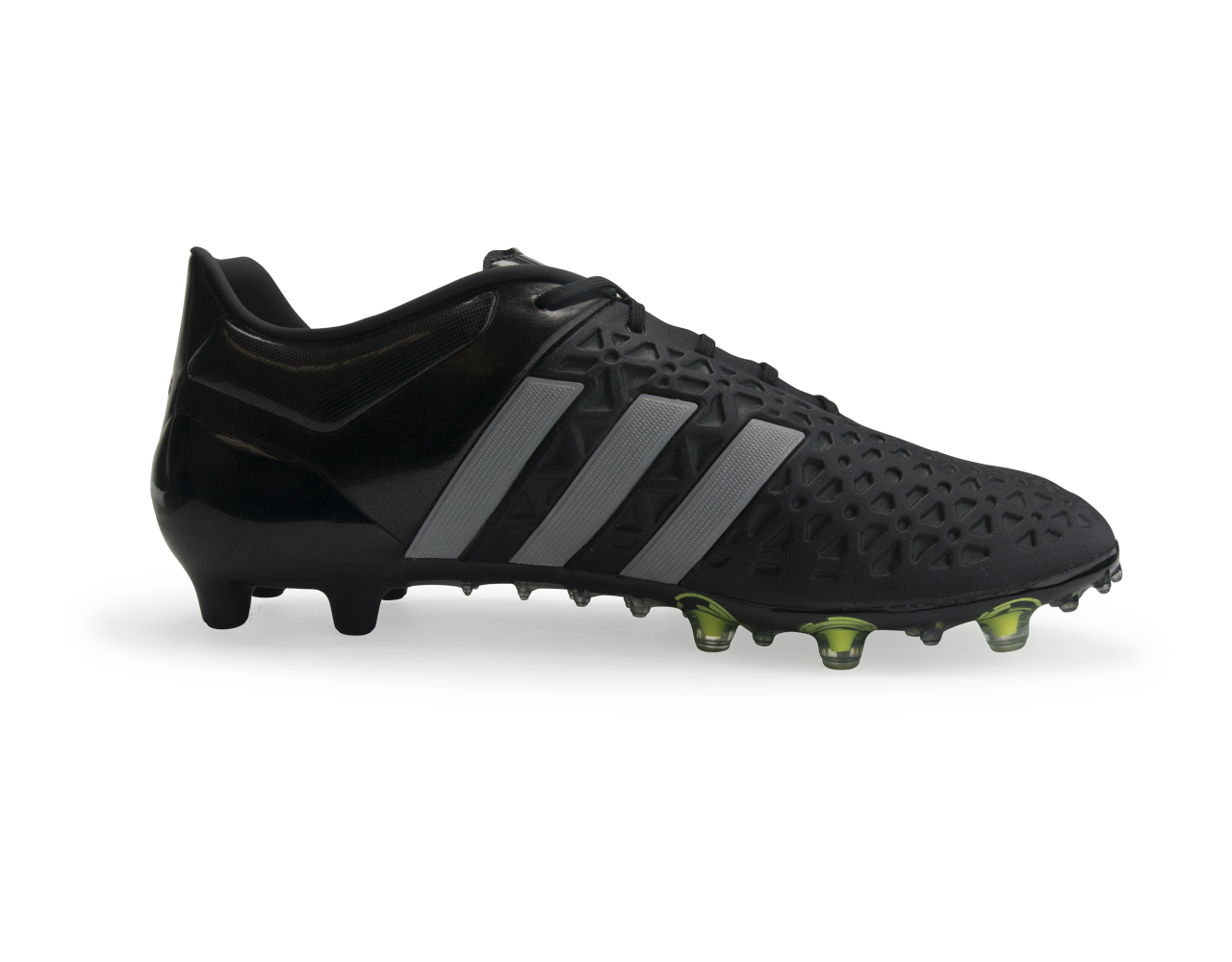 adidas Men's ACE 15.1 FG/AG Core Black/Solar Yellow/Night Metallic - Image 3