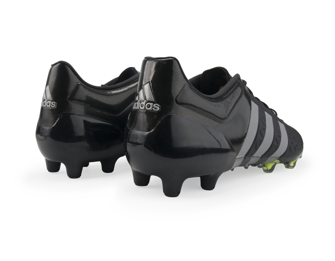 adidas Men's ACE 15.1 FG/AG Core Black/Solar Yellow/Night Metallic - Image 6