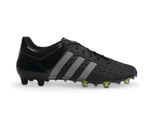 adidas Men's ACE 15.1 FG/AG Core Black/Solar Yellow/Night Metallic