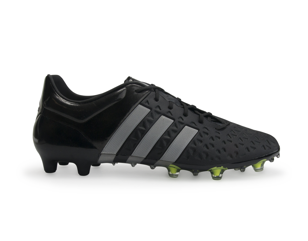adidas Men's ACE 15.1 FG/AG Core Black/Solar Yellow/Night Metallic