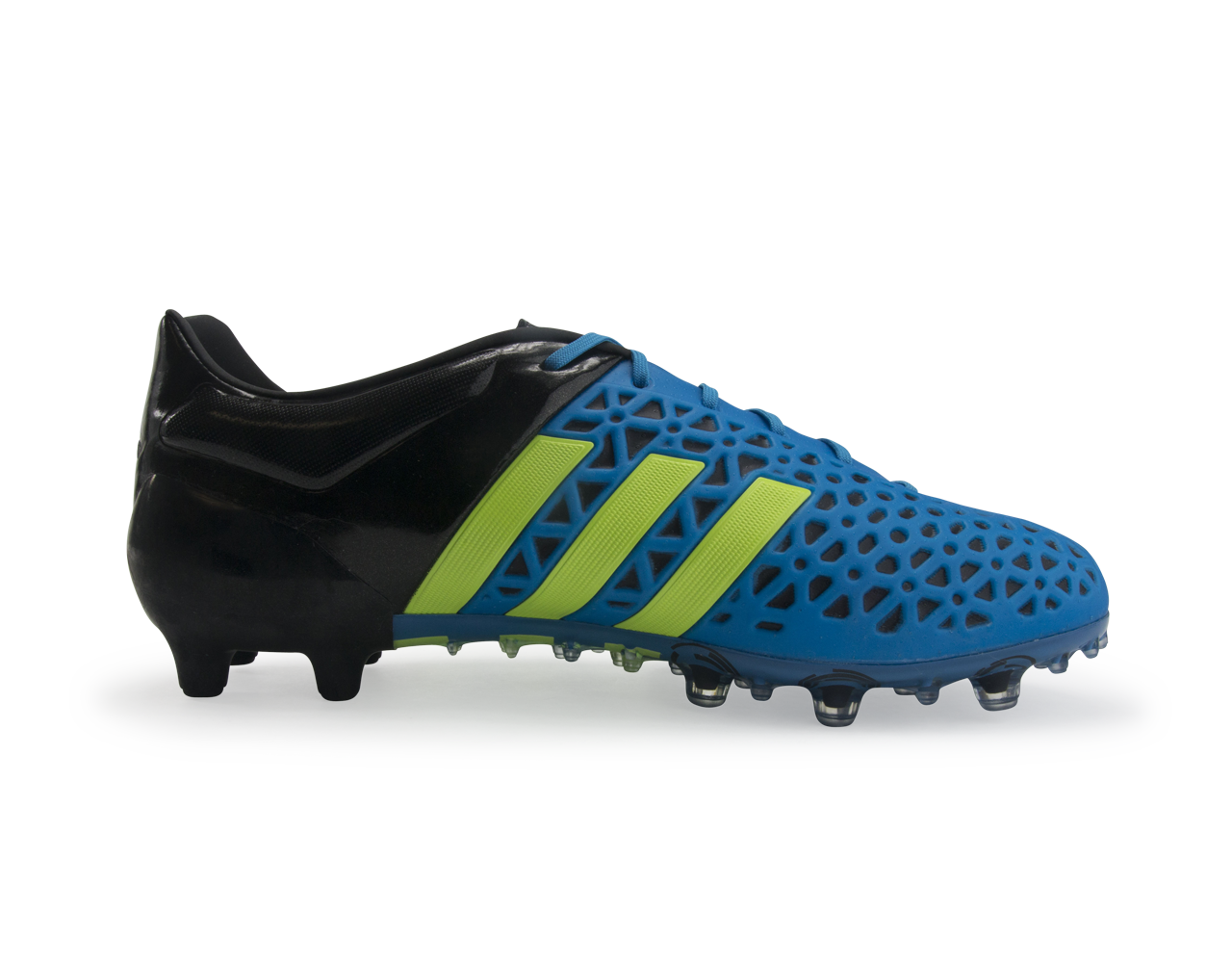 adidas Men's ACE 15.1 FG/AG Solar Blue/Sollar Yellow/Core Black - Image 2
