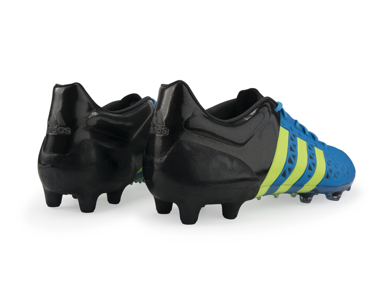 adidas Men's ACE 15.1 FG/AG Solar Blue/Sollar Yellow/Core Black - Image 7