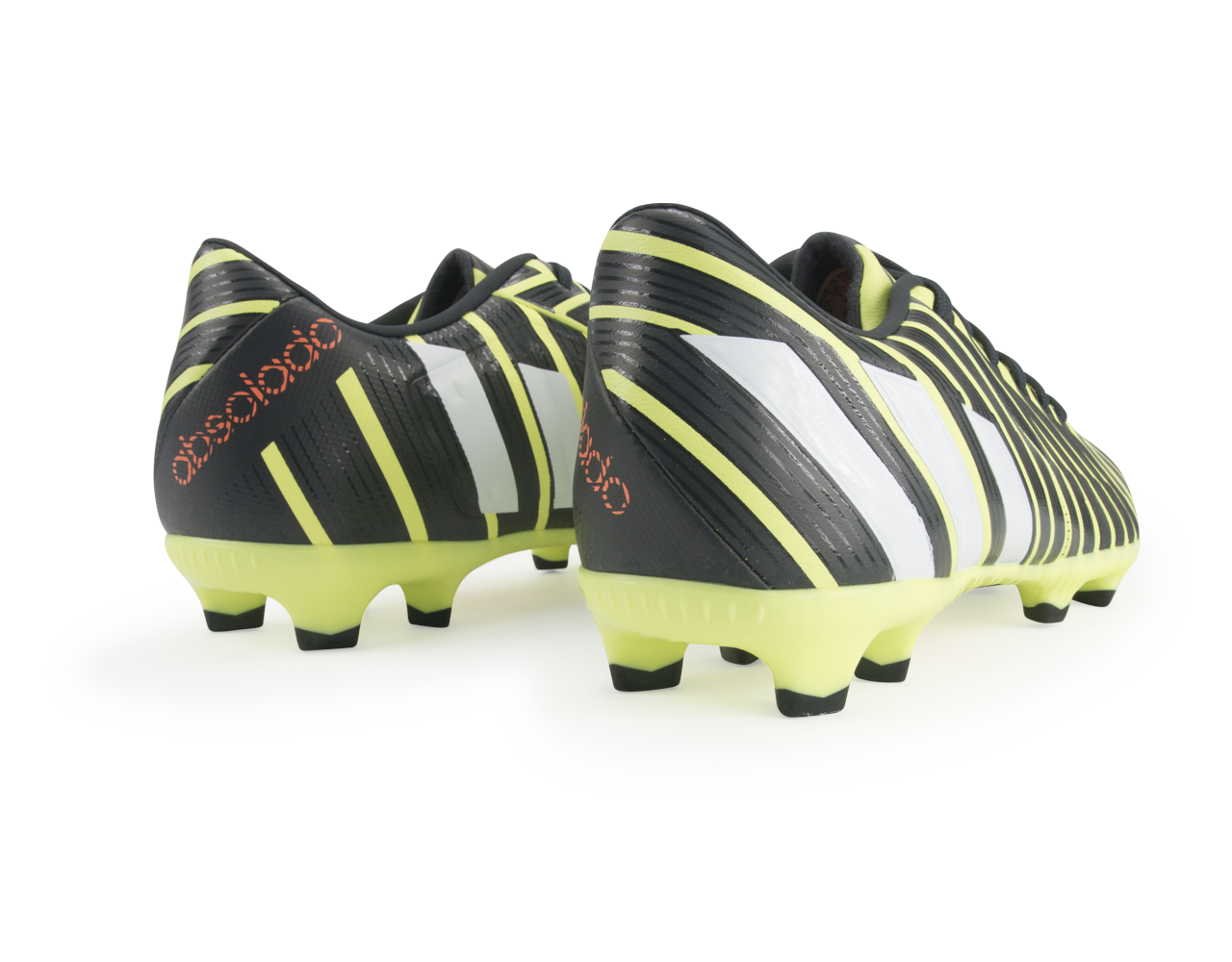 adidas Men's Predator Absolado Instinct FG Light Flash Yellow/Running White/Dark Shal - Image 5