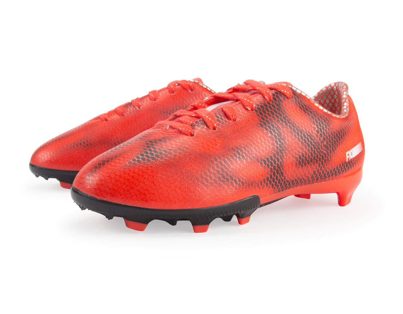 adidas Kids F10 FG Solar Red/White/Core Black - Image 3