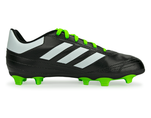 adidas Kids Goletto VI FG Black/Solar Green