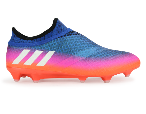 adidas Men's Messi 16+ Pureagility FG Blue/White/Solar Orange